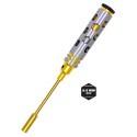 Racers Edge 5.5mm Nut Driver Gold Ink Honeycomb Handle w/ Titanium Coated Tip - Xtreme RC