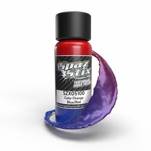 Spaz Stix Color Change Airbrush Paint, Blue/Red, 2oz Bottle - Xtreme RC