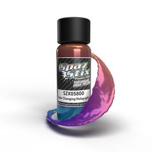 Spaz Stix Color Changing Airbrush Ready Paint, Holographic, 2oz Bottle - Xtreme RC