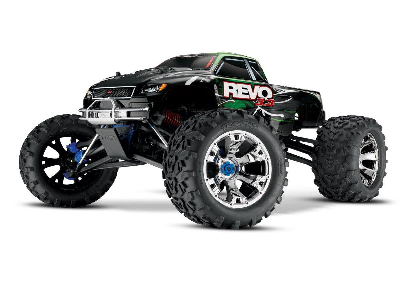 Traxxas Revo 3.3: 1/10 Scale 4WD Nitro-Powered Monster Truck
