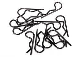 1834A Traxxas Body clips, black (12) (standard size) - Xtreme RC
