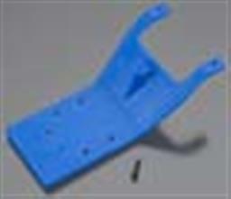 81245 Rear Skid Plate Blue Slash - Xtreme RC
