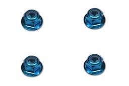 122049 Himoto Aluminum Nylon M4 Locknut, Blue (4pcs) - Xtreme RC