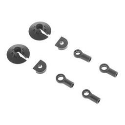 AR330338 Armma Shock Rod End Set Nero (2) - Xtreme RC