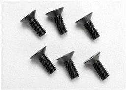 Traxxas Screws, 4x10mm countersunk machine (hex drive) (6) - Xtreme RC