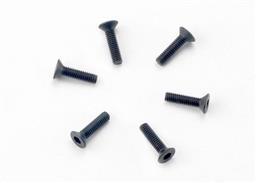 Traxxas Screws, 2.5x10mm countersunk machine (hex drive) (6) - Xtreme RC