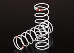 Traxxas Spring, shock, white (GTR xx-long) (0.711 rate orange) (1 pair)