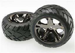 Tires & wheels, assembled, glued - Xtreme RC
