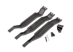 Battery hold-down (3)/ battery clip/ hold-down post/ screw pin/ pivot post screw (fits #6723R chassis with 162mm long battery compartment) - Xtreme RC