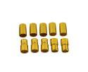 8mm Gold Plated Banana Plugs, Male & Female (5 pair) - Xtreme RC