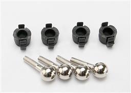 Pivot balls (4)/ pivot ball caps (4) - Xtreme RC