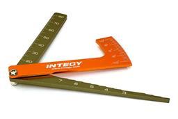 Aluminum Alloy Ruler, Ride Height 1.5-to-7.0mm& Camber Gauge for 1/10 TC & Drift - Xtreme RC