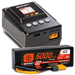 Smart Powerstage: 5000mAh 3S LiPo & S155 Charger - Xtreme RC