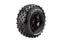 SC-Rock 1/10 Short Course Tires, Soft, 12, 14 & 17mm Removable Hex on Black Rim (2) - Xtreme RC