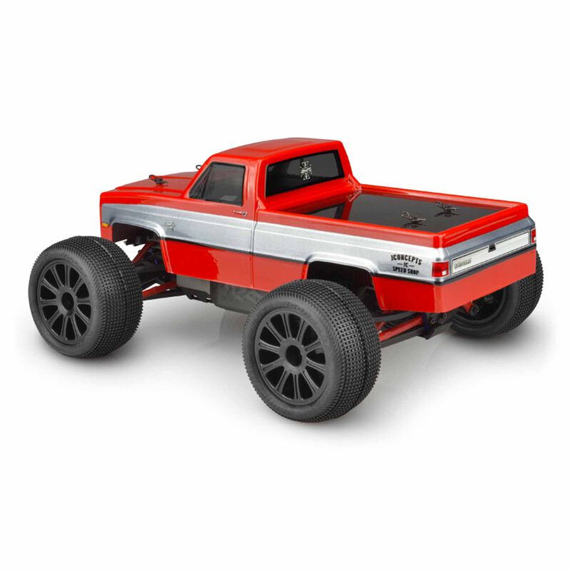 1982 GMC K10 Traxxas 1/16th E-Revo Clear body