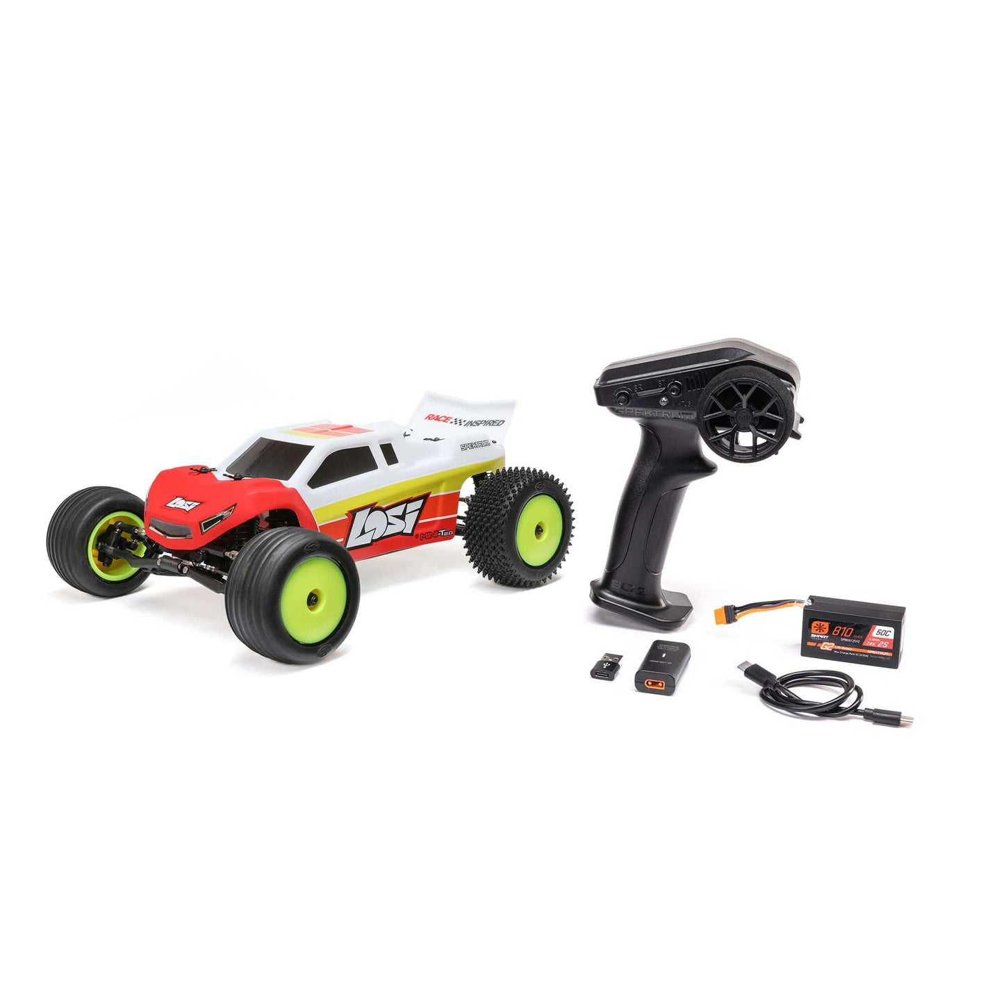 Mini T 2.0 BL V2 RTR, Red - Xtreme RC