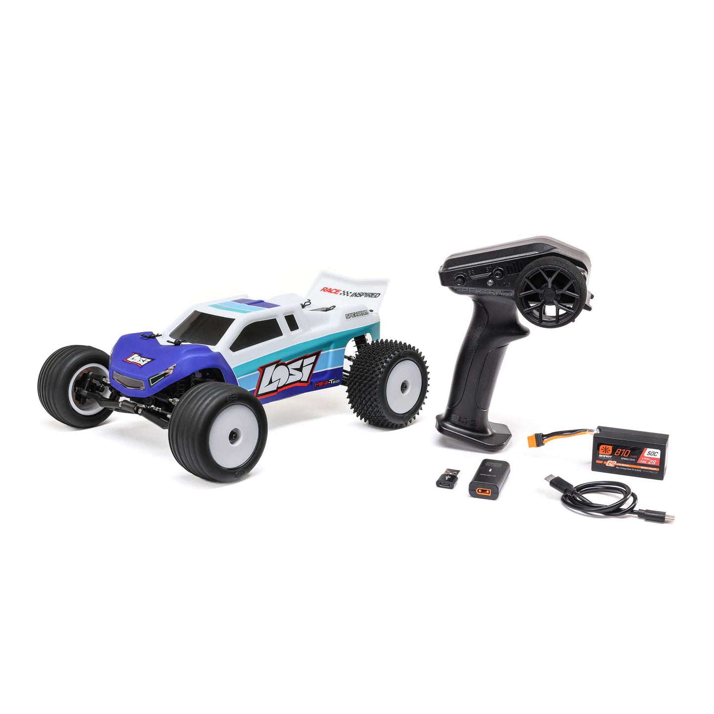 Mini T 2.0 BL V2 RTR, Blue - Xtreme RC