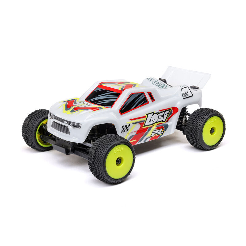 1/28 Micro-T 2S 2WD RTR Stadium Truck (Battery & Charger Included), White - Xtreme RC