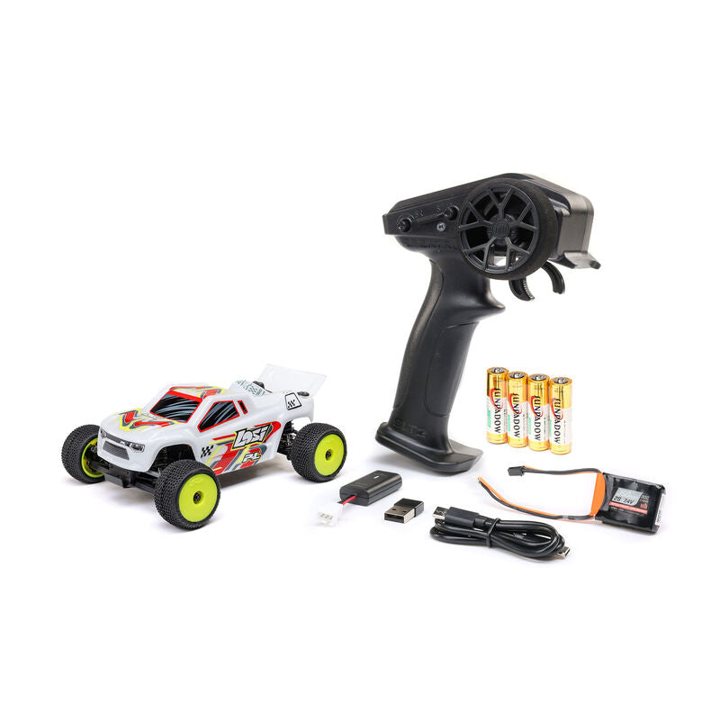 1/28 Micro-T 2S 2WD RTR Stadium Truck (Battery & Charger Included), White - Xtreme RC