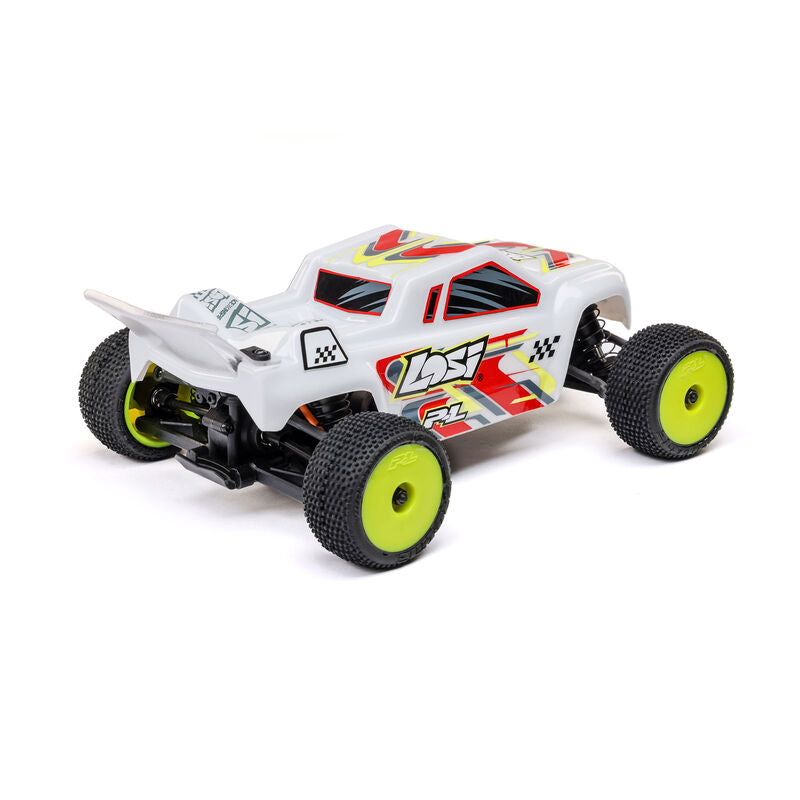 1/28 Micro-T 2S 2WD RTR Stadium Truck (Battery & Charger Included), White - Xtreme RC