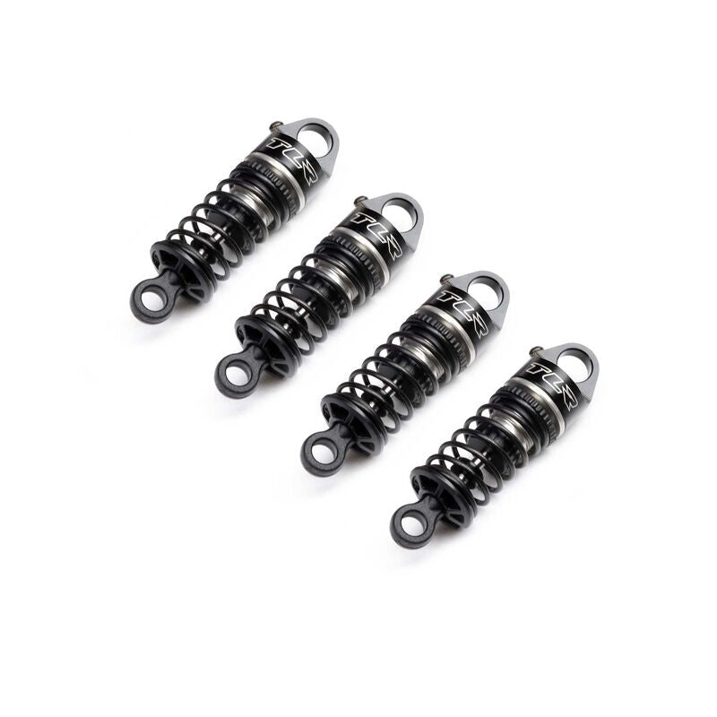 Aluminum Shock Set, On-Road, Assembled (4): GROM - Xtreme RC