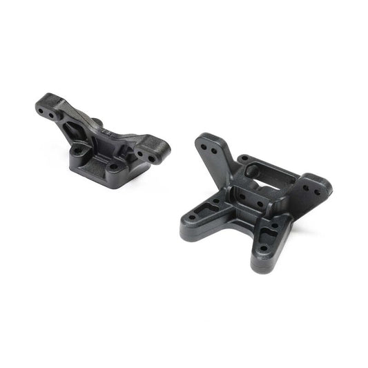 Camber Block & Bulk Head Set: 22S Sprint - Xtreme RC