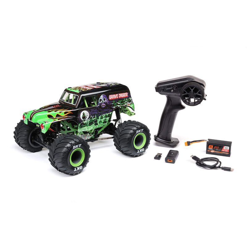 1/18 Mini LMT 4WD Grave Digger Monster Truck Brushed RTR - Xtreme RC