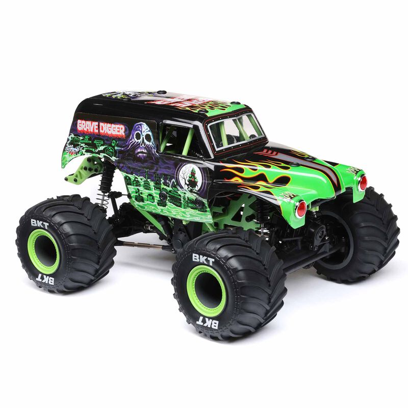 1/18 Mini LMT 4WD Grave Digger Monster Truck Brushed RTR - Xtreme RC