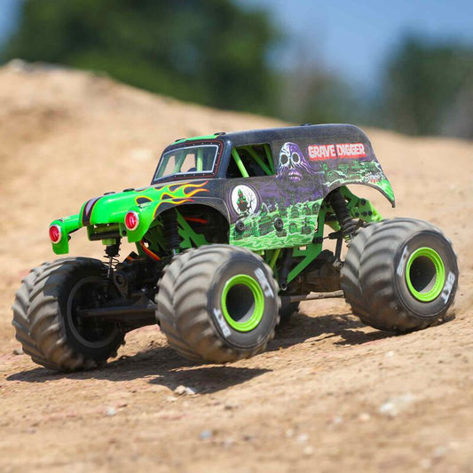 1/18 Mini LMT 4WD Grave Digger Monster Truck Brushed RTR - Xtreme RC