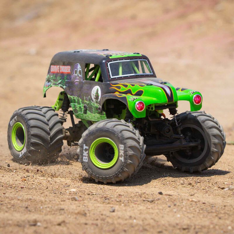 1/18 Mini LMT 4WD Grave Digger Monster Truck Brushed RTR - Xtreme RC