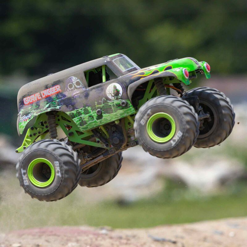1/18 Mini LMT 4WD Grave Digger Monster Truck Brushed RTR - Xtreme RC