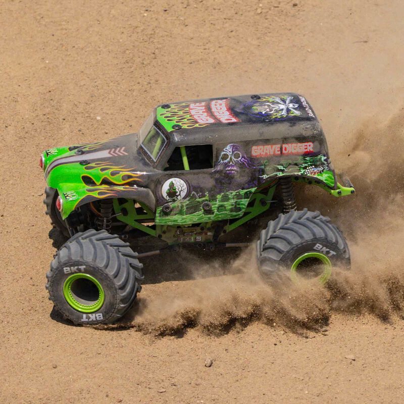 1/18 Mini LMT 4WD Grave Digger Monster Truck Brushed RTR - Xtreme RC