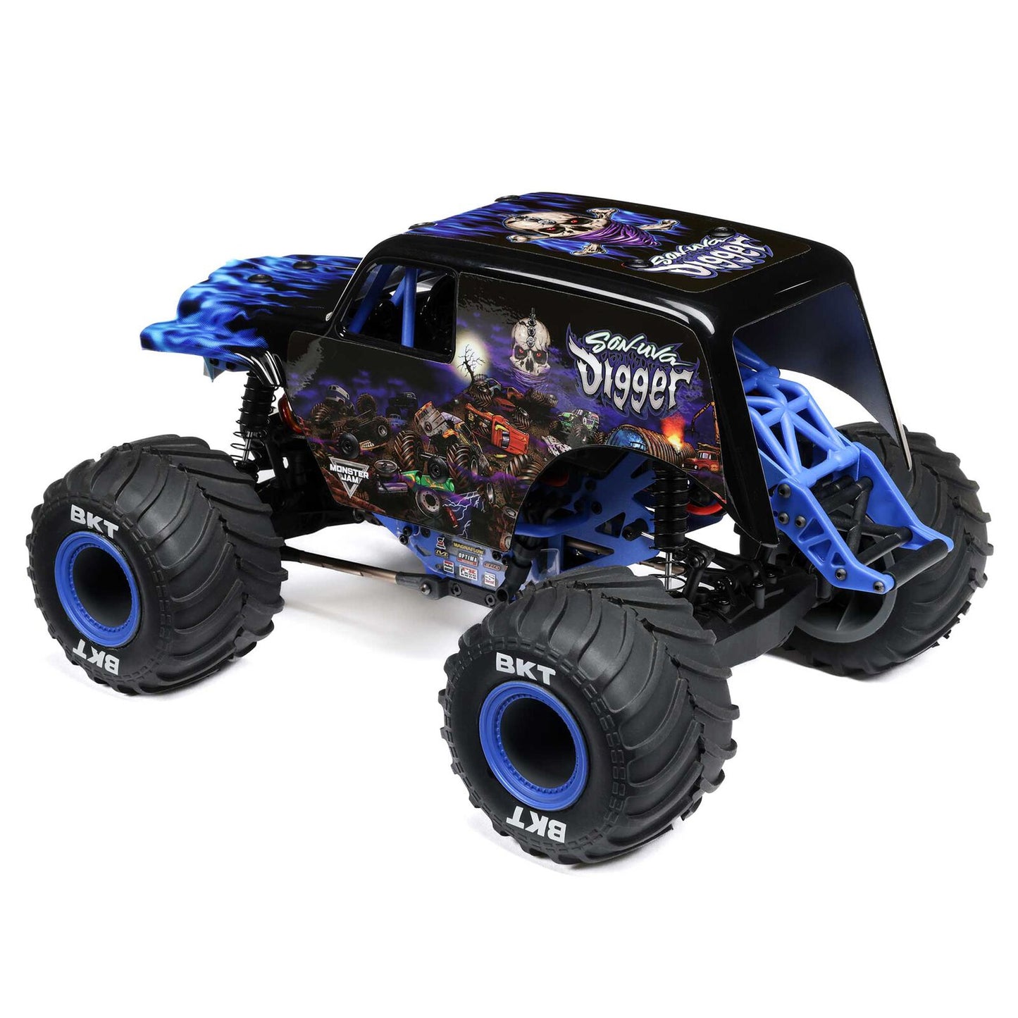 1/18 Mini LMT 4WD Son Uva Digger Monster Truck Brushed RTR - Xtreme RC
