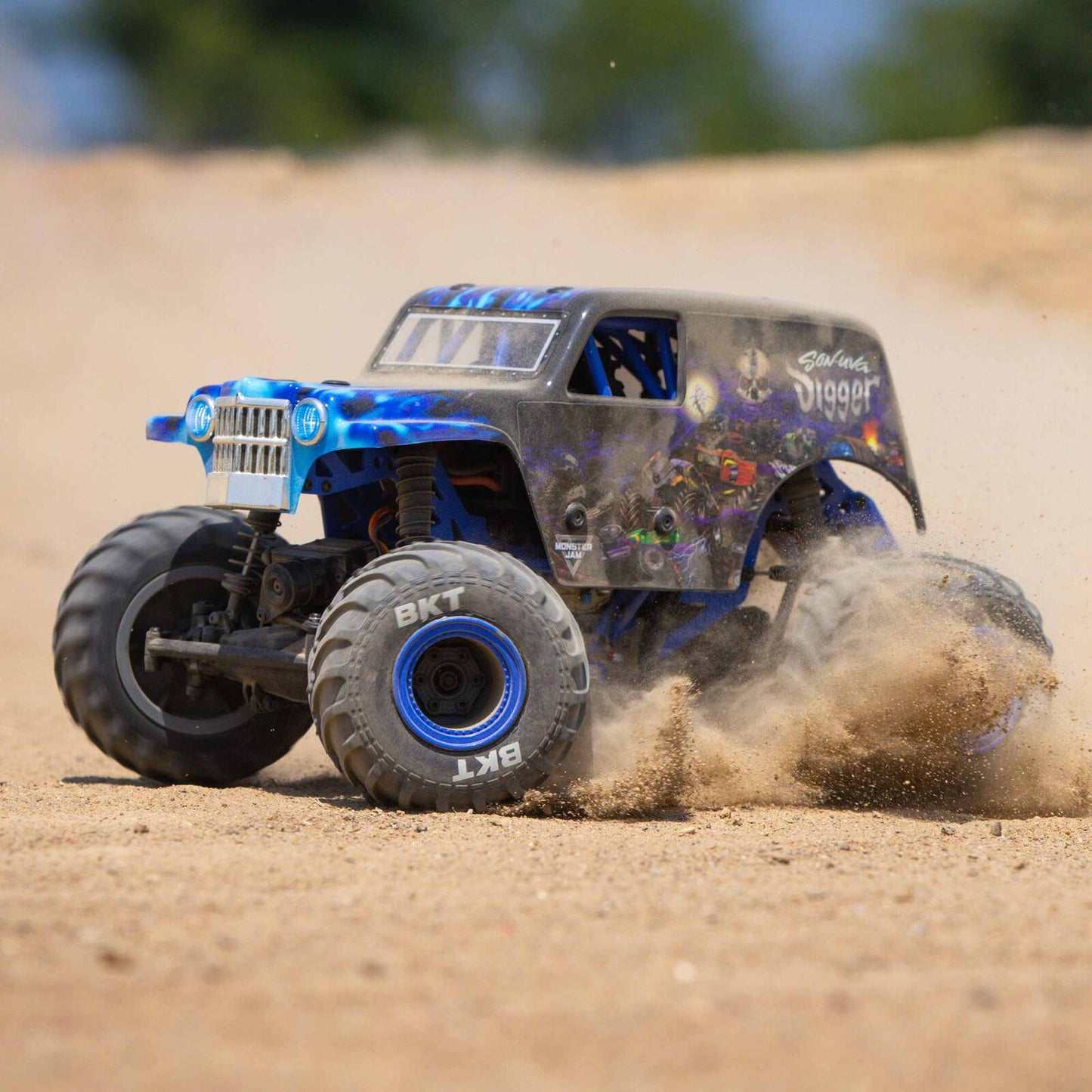 1/18 Mini LMT 4WD Son Uva Digger Monster Truck Brushed RTR - Xtreme RC