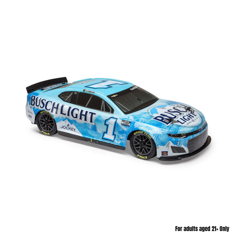1/12 NASCAR RC Race Car Ross Chastain No. 1 2025 Busch Light Chevrolet ZL1 2S AWD RTR Brushed On-Road (Battery & Charger Included), Blue - Xtreme RC