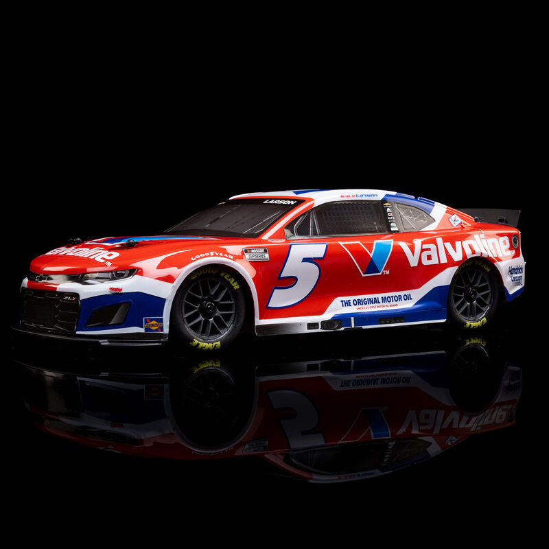 1/12 NASCAR RC Racecar Kyle Larson No. 5 2025 Valvoline Chevrolet Camaro ZL1 2S AWD RTR Brushed On-Road (Battery & Charger Included), Red - Xtreme RC