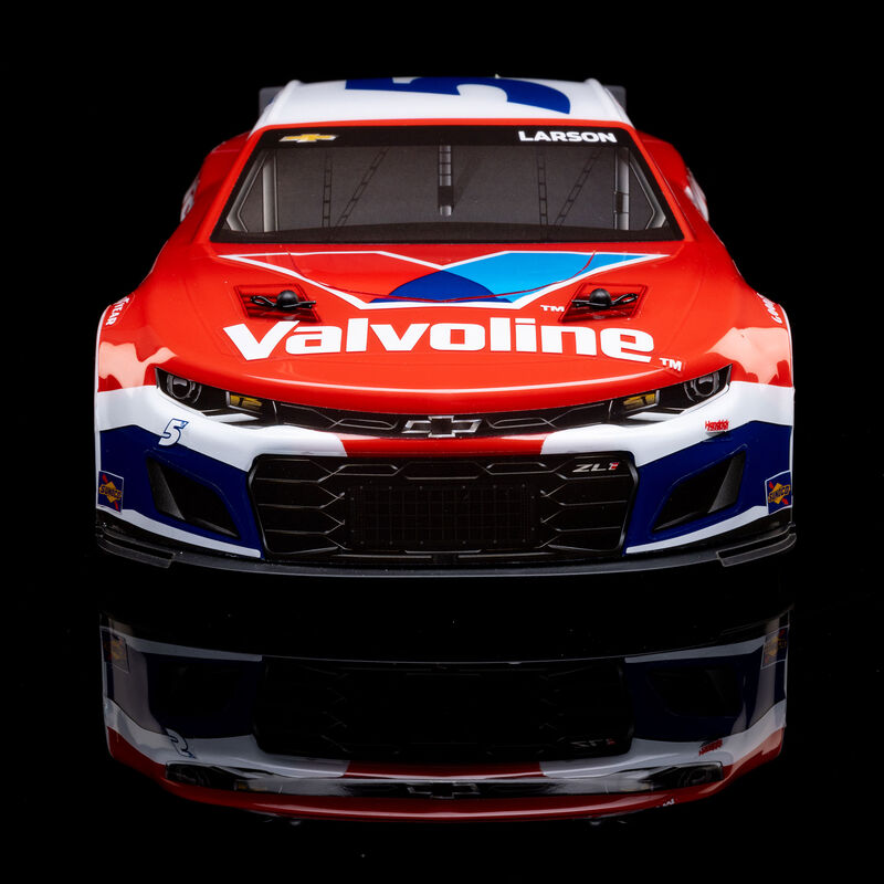 1/12 NASCAR RC Racecar Kyle Larson No. 5 2025 Valvoline Chevrolet Camaro ZL1 2S AWD RTR Brushed On-Road (Battery & Charger Included), Red - Xtreme RC