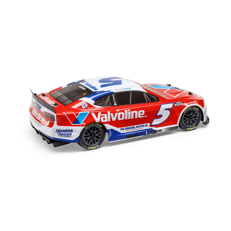1/12 NASCAR RC Racecar Kyle Larson No. 5 2025 Valvoline Chevrolet Camaro ZL1 2S AWD RTR Brushed On-Road (Battery & Charger Included), Red - Xtreme RC