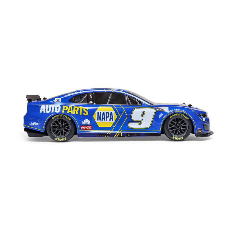 1/12 NASCAR RC Racecar Chase Elliot No. 9 2025 NAPA Chevrolet Camaro ZL1 2S AWD Brushed On-Road (Battery & Charger Included), Blue - Xtreme RC