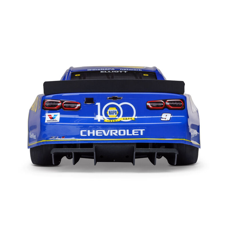 1/12 NASCAR RC Racecar Chase Elliot No. 9 2025 NAPA Chevrolet Camaro ZL1 2S AWD Brushed On-Road (Battery & Charger Included), Blue - Xtreme RC