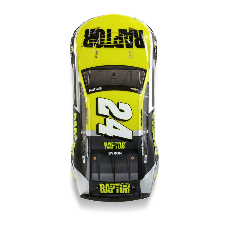 1/12 NASCAR RC Racecar William Byron No. 24 2025 Raptor Chevrolet Camaro ZL1 2S AWD Brushed On-Road (Battery & Charger Included), Black - Xtreme RC