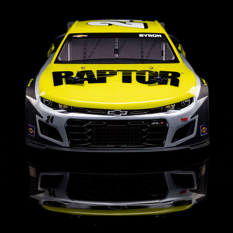 1/12 NASCAR RC Racecar William Byron No. 24 2025 Raptor Chevrolet Camaro ZL1 2S AWD Brushed On-Road (Battery & Charger Included), Black - Xtreme RC