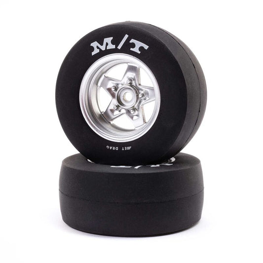 Mickey Thompson, Rear Tire, Premounted: Mini Drag - Xtreme RC