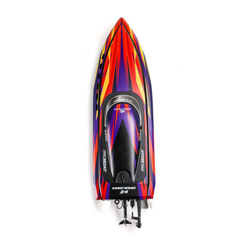 Sonicwake 24" Self-Righting Brushless Deep-V RTR (Battery & Charger Included), Red - Xtreme RC
