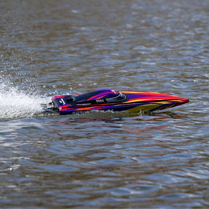 Sonicwake 24" Self-Righting Brushless Deep-V RTR (Battery & Charger Included), Red - Xtreme RC