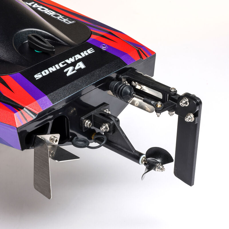 Sonicwake 24" Self-Righting Brushless Deep-V RTR (Battery & Charger Included), Red - Xtreme RC