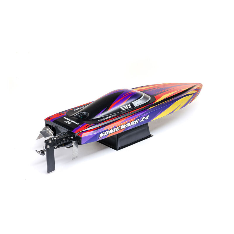 Sonicwake 24" Self-Righting Brushless Deep-V RTR (Battery & Charger Included), Red - Xtreme RC