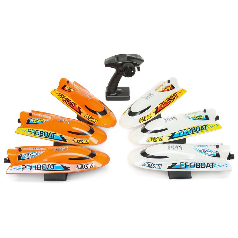 Jet Jam 12 Pool Racer, Brushed, White: RTR - Xtreme RC