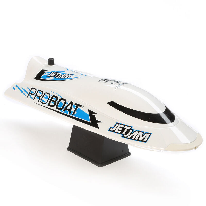 Jet Jam 12 Pool Racer, Brushed, White: RTR - Xtreme RC