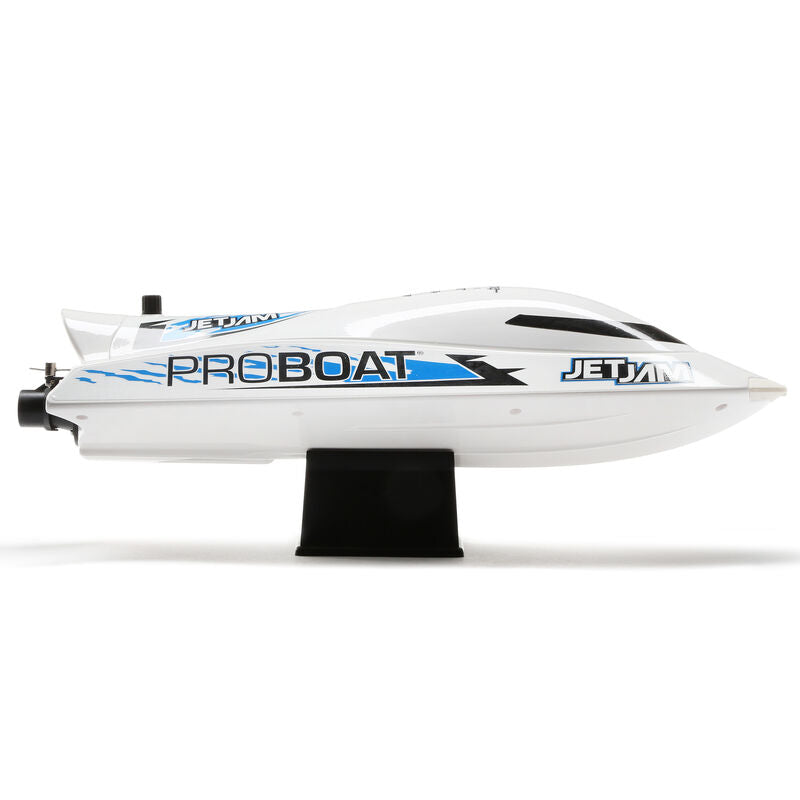 Jet Jam 12 Pool Racer, Brushed, White: RTR - Xtreme RC